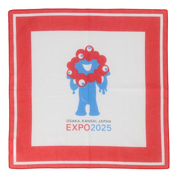 大阪・関西万博 EXPO2025 ハンカチ ミャクミャク 白 : intermode