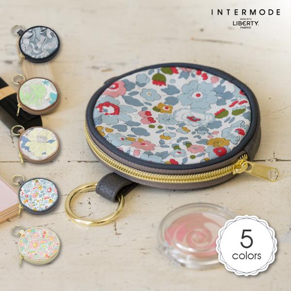 丸型ポーチ リバティプリント Liberty ポーチ 小物入れ リバティ