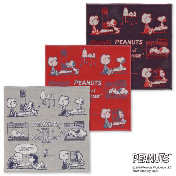 3重ガーゼハンカチ W34×H34 PEANUTS スヌーピー ガーゼハンカチ タオル レディース プレゼント ギフト 新作