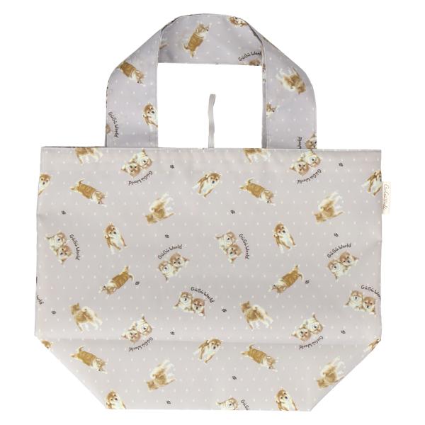 GuGuWorld グーグーワールド 携帯バッグ エコバッグ ドット＆ネコ