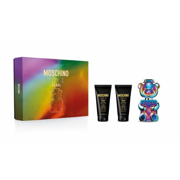 モスキーノ・トイ2 パールのシトラス ウッディ ムスキーなフレグランスにシャワージェルとボディーローションをセットしました。■セット内容・モスキーノ・トイ2 パール オーデパルファム 50mL・同シャワージェル 50mL・同ボディローション...