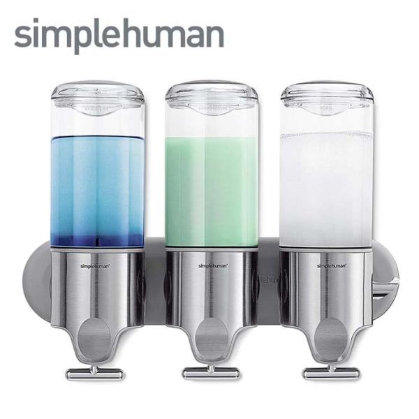 simplehuman シンプルヒューマン ウォールマウント トリプル simplehuman シンプルヒューマン ウォールマウント トリプル