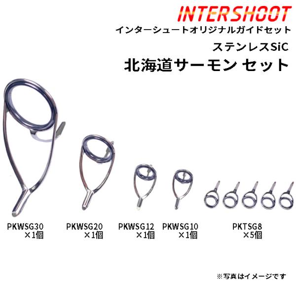 Fuji 北海道サーモン ガイドセット ステンレスSiC PKWSG309-IS