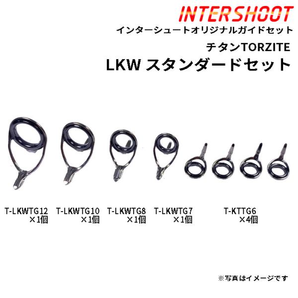 FUJIガイド　セット Fuji（釣り） スタンダードガイドセットLKWタイプ チタンTORZITE