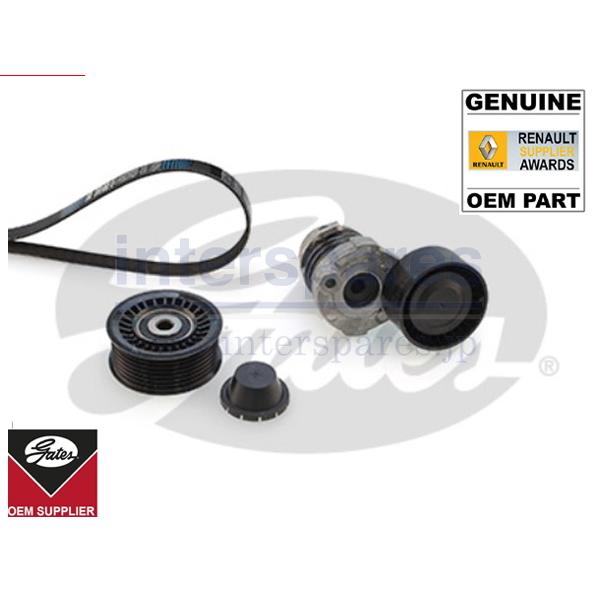 ルノー カングー2 1.2ターボ 6速M/T 型式 KWH5F 純正OEM ファンベルト