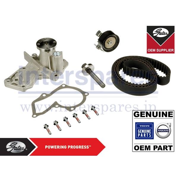 ボルボ V40 (II) 1.6 T4 / T4 SE 型式 MB4164T 純正 OEM タイミングベルト キット & ウォーターポンプ 付 セット 送料無料