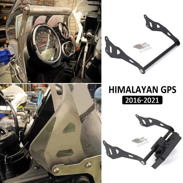 並行輸入品 For Royal Enfield Himalayan 2016-2020 Motorcycle GPS Phone Navigation Mount Bracket Handlebar Bar Extension Stand Holder