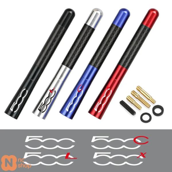 並行輸入品 12CM 屋根ショートラジオアンテナ フィアット 500 500C 2012 500X 500L アバルト 695 エアリアル強化信号車アクセサリー
