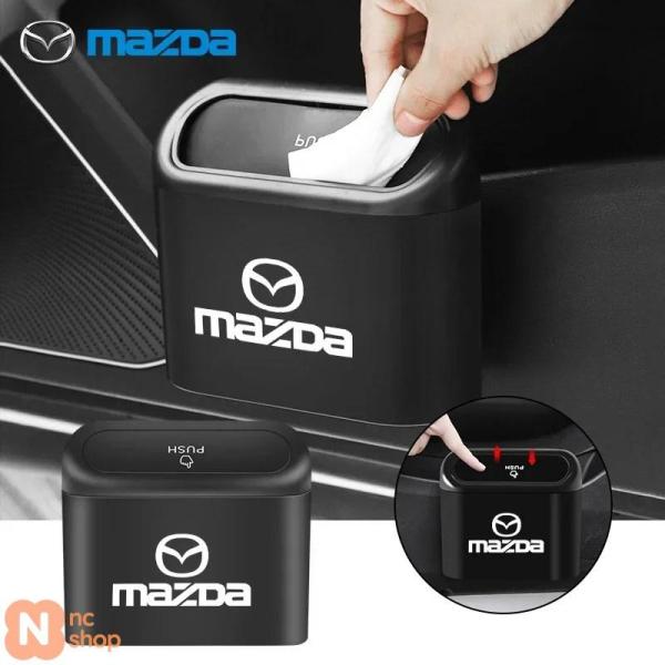 並行輸入品 ポータブルカー用ゴミ箱 ハンギング折りたたみ式自動ゴミ収納ボックス マツダ 2 3 5 6 8 CX5 CX-5 CX-7 CX-9 MX-5 AT