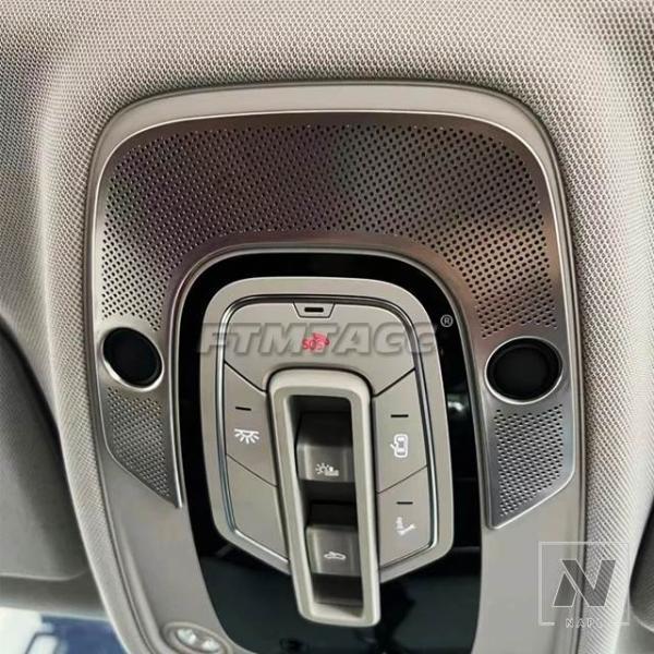 並行輸入品 アウディ Q8 2019-2023用 インテリア オーディオ スピーカー フロント 読書灯 スピーカー デコレーション カバー ステッカー