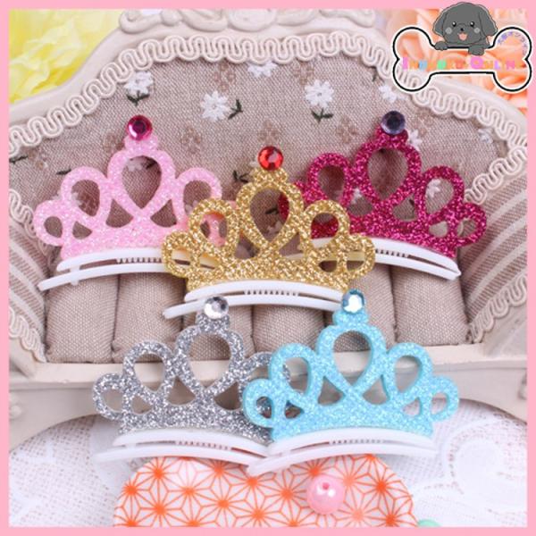 メール便可 犬用 バレッタ ティアラ キラキラ ラメ 軽い 髪留め 犬のアクセサリー Buyee Servis Zakupok Tretim Licom Buyee Pokupajte Iz Yaponii