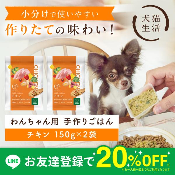 手作りごはん ウェット ドッグフード グレインフリー クール便 チキン味