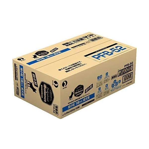 【要エントリー!4/5限定最大100％Pバック+さらにP5倍】プロフェッショナルバランス 超小粒 1歳から4.8kg（400g×12）ドッグフード 成犬 犬 アダルト ドックフード プロフェッショナル・バランス ペットフード 分包 小分け【D】