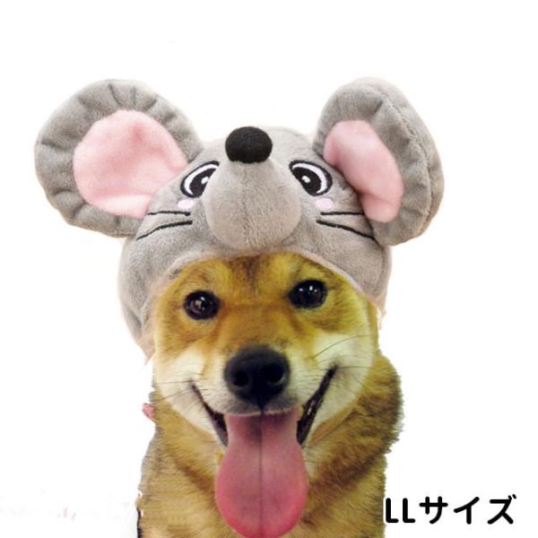 ねずみ LL （ 犬 帽子 キャップ かぶりもの コスプレ 小型犬
