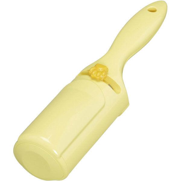 アイリスオーヤマ "簡単抜け毛クリーナー" KNC-H09 イエロー衣類に付着したペットの抜け毛や髪の毛、糸くずが簡単に取れるクリーナーです。電気や粘着テープを使わず、繰り返し使用できるので経済的。繰り返し使っても効果は変わらずしっかり毛が...