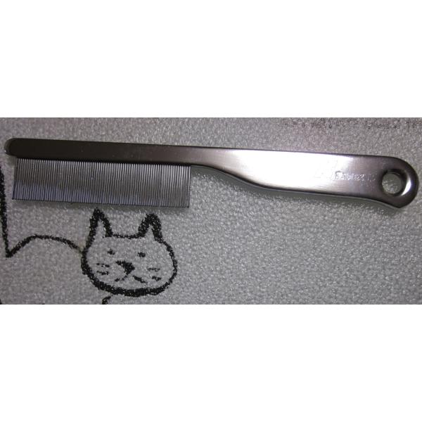 【アウトレット】日本製！ プロトリマーご用達 Kinpex キンペックス 柄付きコーム 犬猫用【クリックポスト発送】