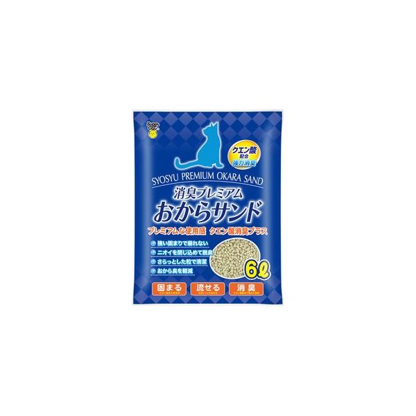 他サイト： スーパーキャット 『消臭プレミアムおからサンド』　6Lの商品画像