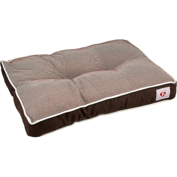 ボンビアルコン (Bonbi)  オールシーズン スクエアクッション デニムブラウンカバーは外せて洗えるので清潔。デニム生地なので丈夫で使うほど愛着が増す素材です。ボーリューム感たっぷりの仕様でふかふか。サイズ（約）：64×43×12cm素...