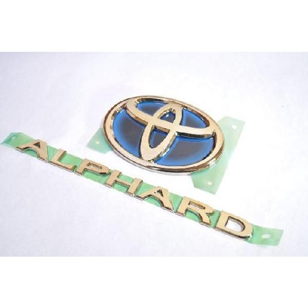 □トヨタ 20系アルファード (後期) ゴールドエンブレム