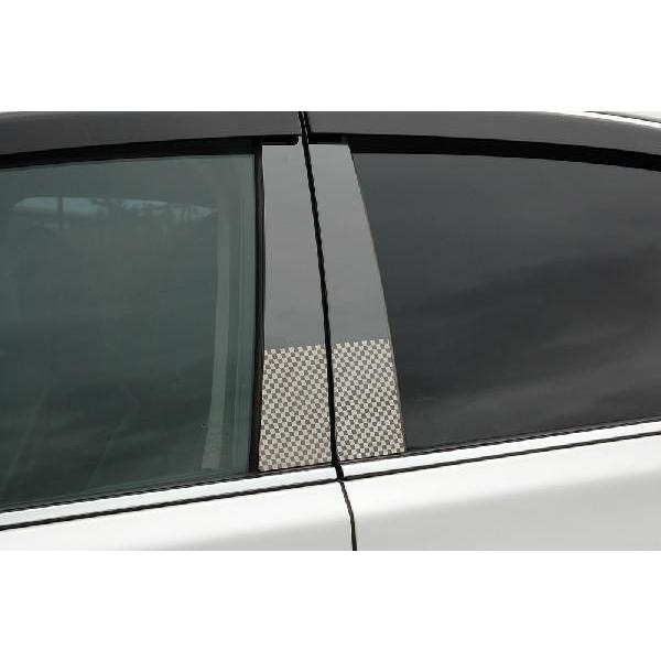 ファサネイトピラー 市松模様風 M35系 ステージア 6P 鏡面 