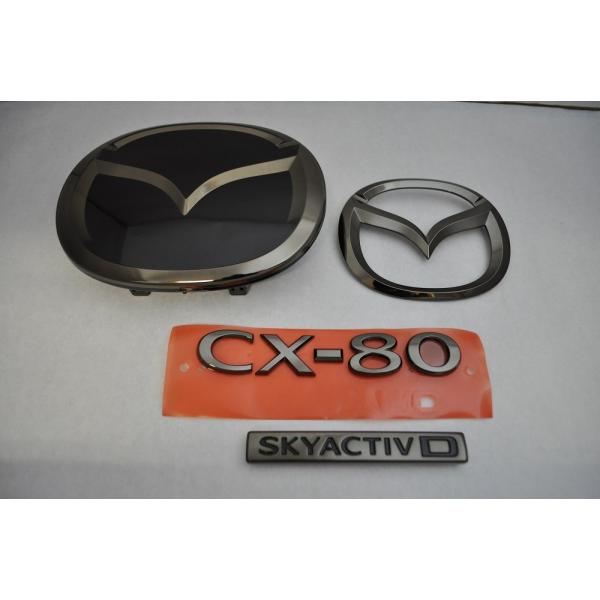 カラー エンブレム 送料無料 KL3P CX−80 4点セット 純正