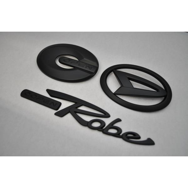 マットブラック/ピアノブラック エンブレム 送料無料 LA400K