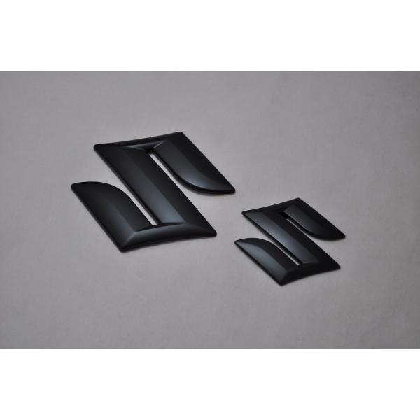 マットブラック/ピアノブラック エンブレム 送料無料 MH23/34