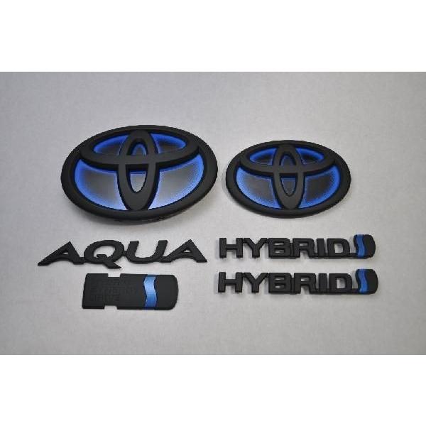 マットブラック/ピアノブラック エンブレム 送料無料 NHP10系