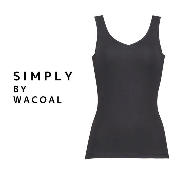 ワコール シンプリー ブラキャミソール カップ付きトップス ラウンド 全2色 Ll Jrc746 アンテシュクレ インナーワールド 通販 Paypayモール