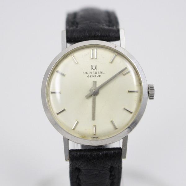 訳あり品 ユニバーサルジュネーブ レディース 手巻き 腕時計 白文字盤 社外ベルト いおき質店 32y0194 いおき質店 ヤフーショッピング店 通販 Yahoo ショッピング
