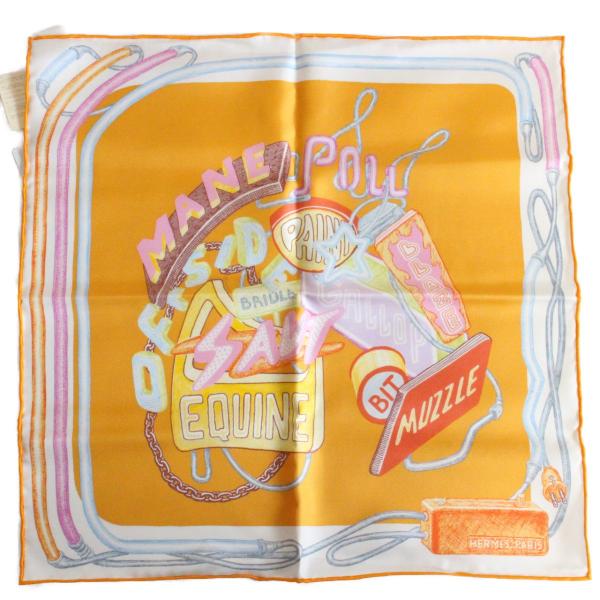 HERMES 【美品】HERMES エルメス カレ 45 カヴロッシュ スカーフ HERMES 【美品】HERMES エルメス カレ 45 カヴロッシュ スカーフ