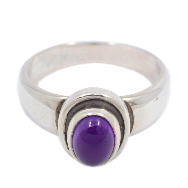 新品ジョージジェンセン リング46C (アメジスト)JP12号 □美品□ ジョージェンセン リング 指輪 アクセサリー SV925
