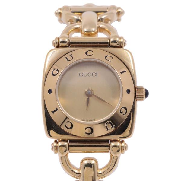 GUCCI グッチ 6400L クォーツ レディース 腕時計 ゴールドGP ゴールド 