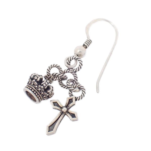 Justin Davis クラウンモチーフ ピアス　925 シルバー Justin Davis クラウンモチーフ ピアス 925 シルバー