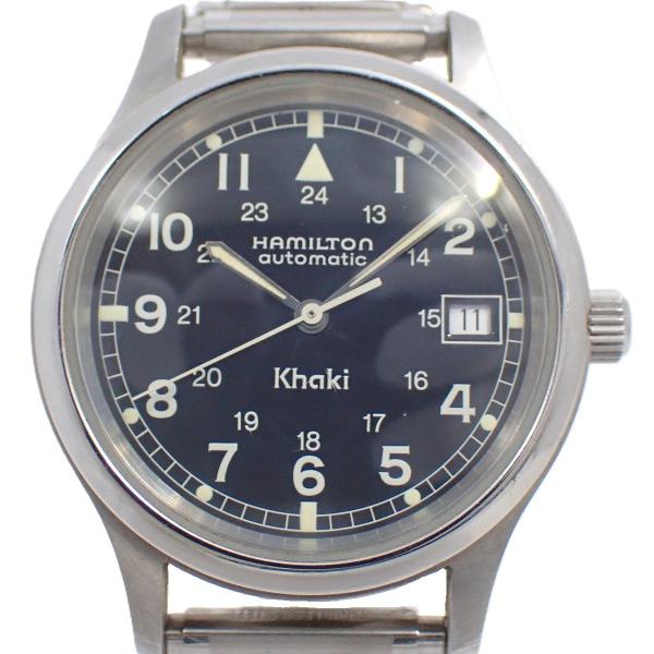 HAMILTON（ハミルトン） カーキ 自動巻き メンズ 腕時計 黒文字盤 社外