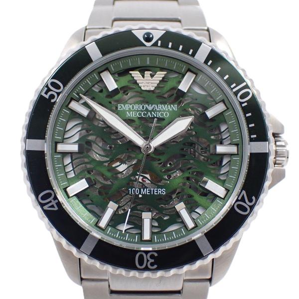 稼働 EMPORIO ARMANI 腕時計 メカニコ アビエイター 自動巻き 稼働 EMPORIO ARMANI 腕時計 メカニコ アビエイター 自動巻き - メルカリ