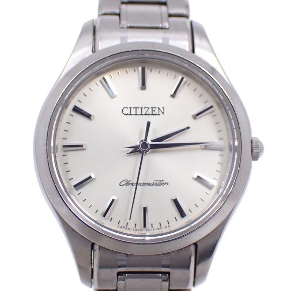 【ザ シチズン】CITIZEN 時計 シルバー文字盤 レディースモデル☆極美品☆ The CITIZEN ザ・シチズン クロノマスター クォーツ レディース 腕時計
