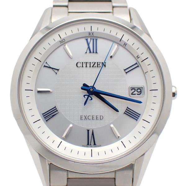 EXCEED(CITIZEN) シチズン エクシード エコドライブ電波 メンズ 腕時計