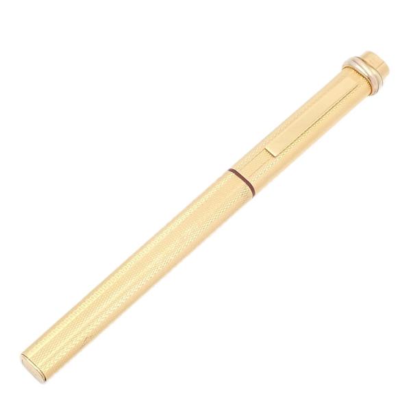 Cartier（カルティエ） トリニティ オーバル 万年筆 ゴールド×ボルドー