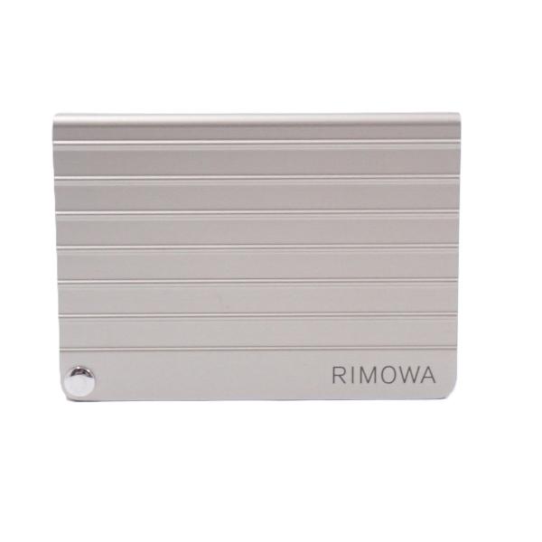 RIMOWA（リモワ） 名刺入れ カードケース アルミニウム製 シルバー