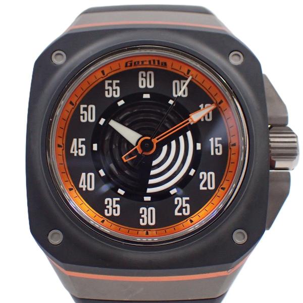 GORILLA ゴリラ ファストバック ハガー・オレンジ 自動巻き メンズ