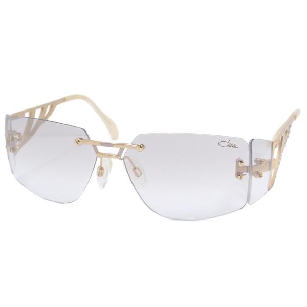 ✨未使用✨CAZAL サングラス ゴールドホワイトフレーム 9049✨ CAZAL（カザール） サングラス 国内正規品 メンズ レディース CAZAL