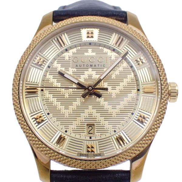 GUCCI（グッチ） YA126340 エリクス 自動巻き メンズ 腕時計 ゴールド