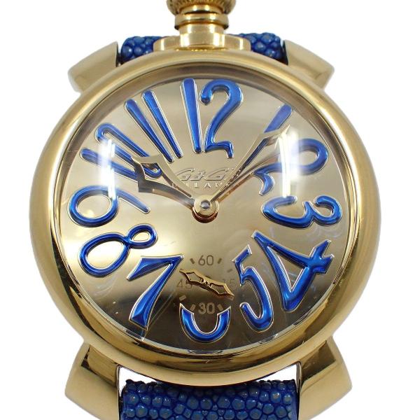 専用❗GaGa MILANO　マニュアーレ48MM　純正ベルト　手巻き式　腕時計 マヌアーレ ガガミラノ マニュアーレ48 ミラー 手巻き メンズ 腕時計