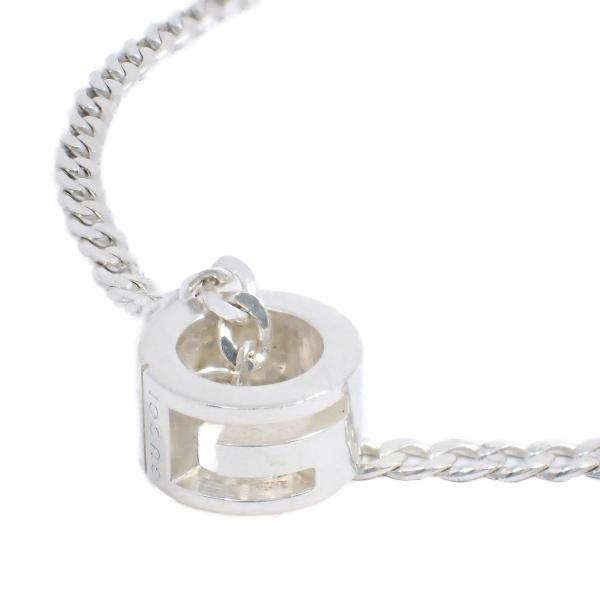 GUCCI グッチ カットアウトG 喜平チェーン ネックレス silver925 GUCCI グッチ カットアウトG ラウンド 喜平チェーン ネックレス