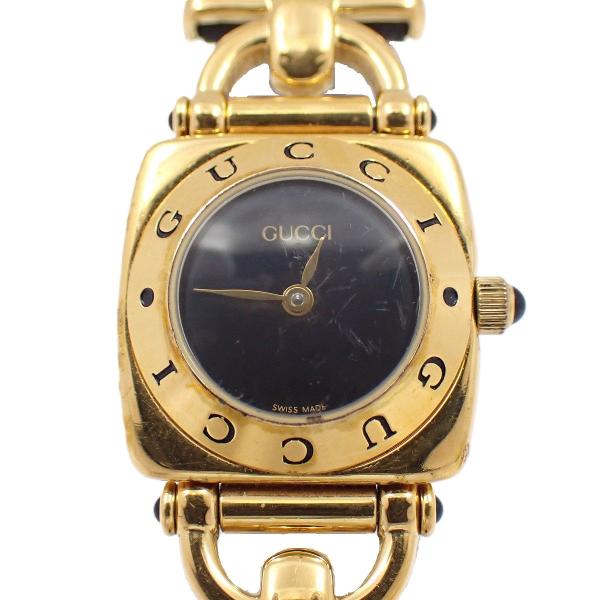 稼働品 GUCCI グッチ 腕時計 黒文字盤 クォーツ ２針 6300L 稼働品 GUCCI グッチ 腕時計 黒文字盤 クォーツ 2針 6300L 楽天