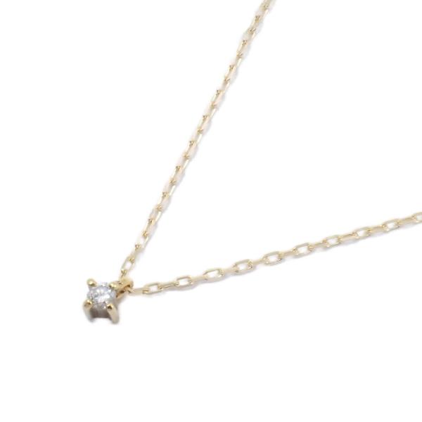 ete エテ 一粒ダイヤ ネックレス K10/ダイヤモンド【いおき質店