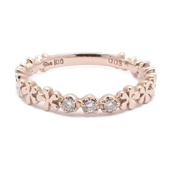 STAR JEWELRY（スタージュエリー） フラワー ピンキー リング K10PG