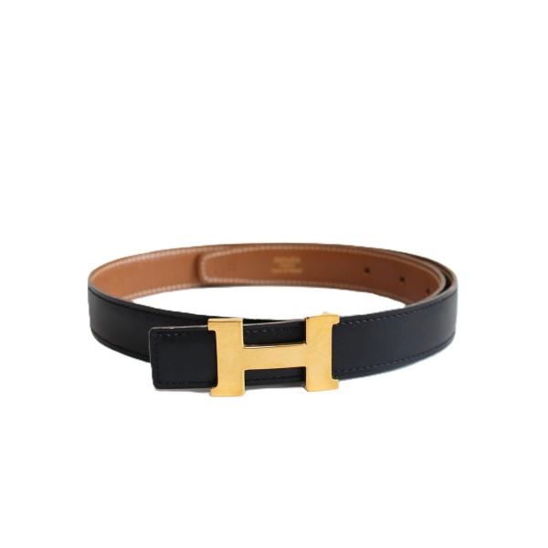 美品　エルメス　ミニコンスタンス　Hベルト65ブラック×ベージュ HERMES エルメス ミニ コンスタンス H ベルト 65 〇Z刻印