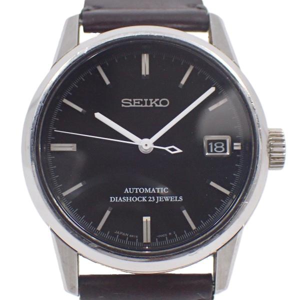 スピリット SEIKO セイコー メカニカル 自動巻き メンズ 腕時計 黒文字